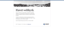 Desktop Screenshot of havet.se