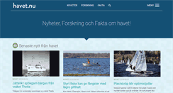 Desktop Screenshot of havet.nu